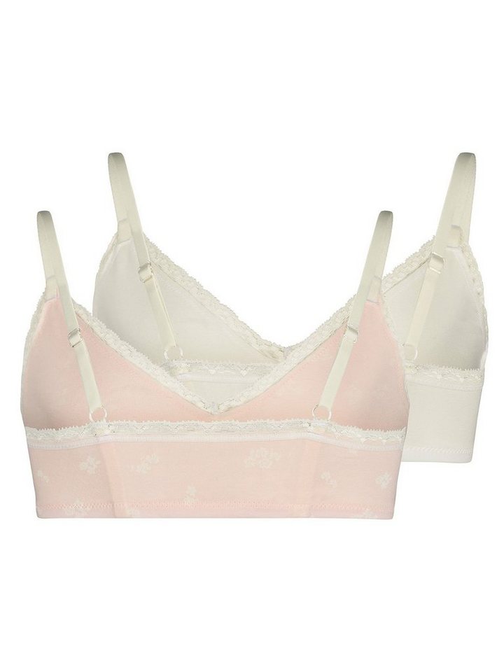 Skiny Bustier Mädchen Bustier 2er Pack CottonLace Multipack (Packung, 2-tlg) - – Bild 2 von 2