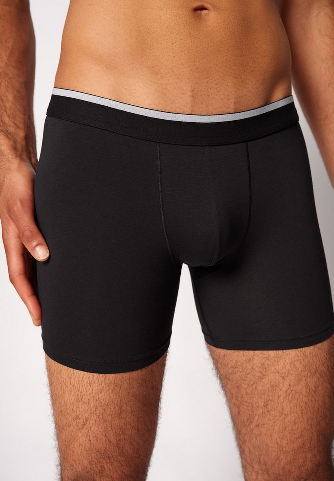 Skiny Lange Unterhose Cotton Multipack (2er Pack) bequem, elastisch, basic, weich, Baumwollmix – Bild 3 von 5