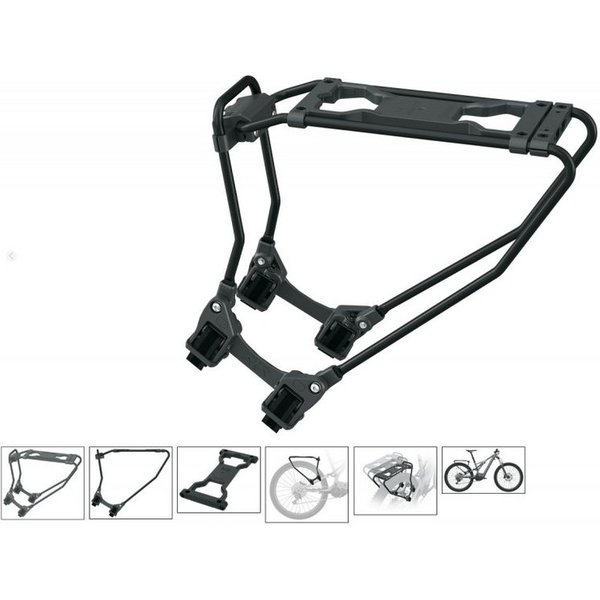 SKS Fahrrad-Gepäckträger Gepäckträger Infinity Universal mit MIK Gepäckträger schwarz