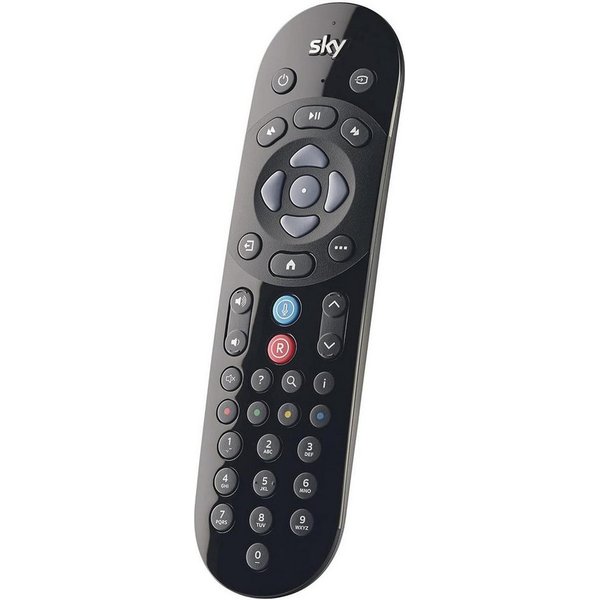 sky ticket SKY Q Sprachfernbedienung, kompatibel mit Sky Q 1TB/2 TB/ mini box Fernbedienung