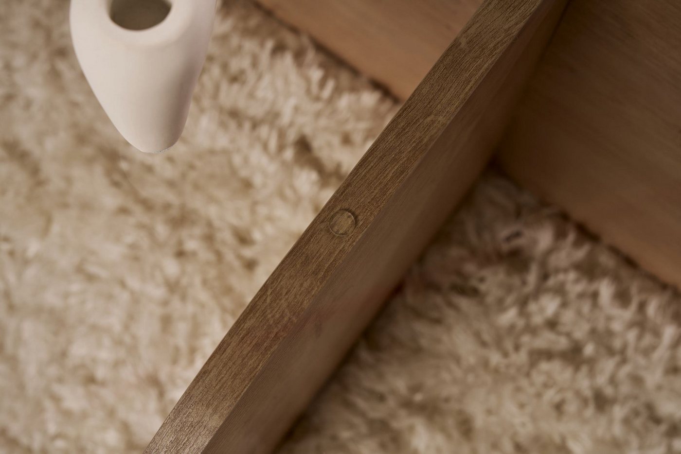 Skye Decor Couchtisch Aeris, Modernes Design Gehärtete Glasplatte Pflegeleichte Oberfläche – Bild 5 von 5