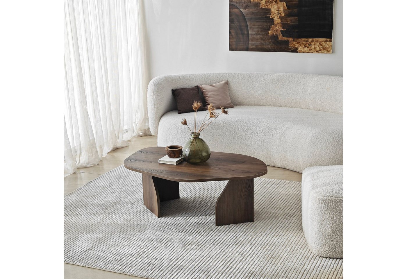Skye Decor Couchtisch Boho Neostill, Organische Formgebung,Modernes, minimalistisches Design – Bild 2 von 5