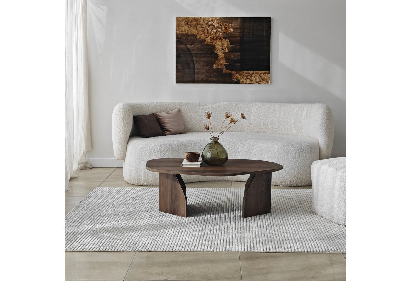 Skye Decor Couchtisch Boho Neostill, Organische Formgebung,Modernes, minimalistisches Design – Bild 4 von 5