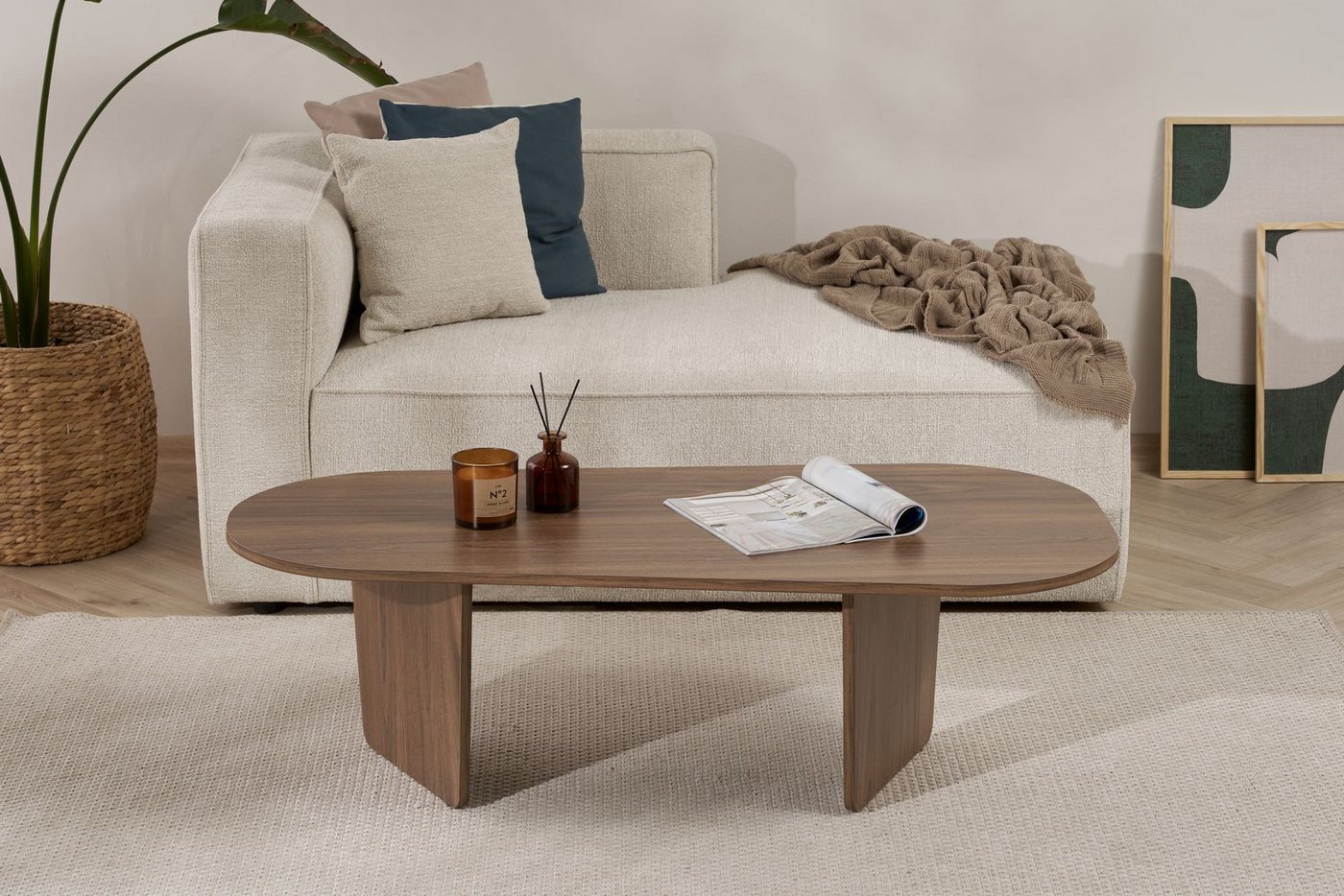 Skye Decor Couchtisch Ovalis (1 Tisch), Ovale Tischplatte – Bild 2 von 5