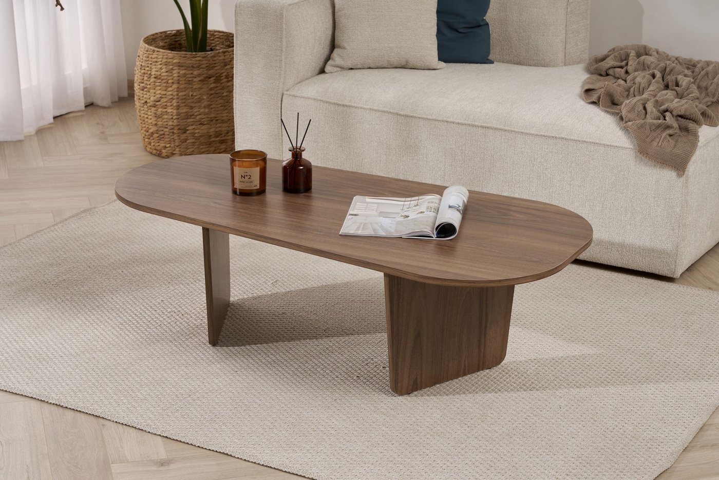 Skye Decor Couchtisch Ovalis (1 Tisch), Ovale Tischplatte – Bild 3 von 5