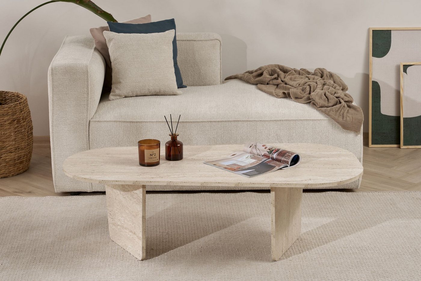 Skye Decor Couchtisch Ovalis (1 Tisch), Ovale Tischplatte – Bild 2 von 5