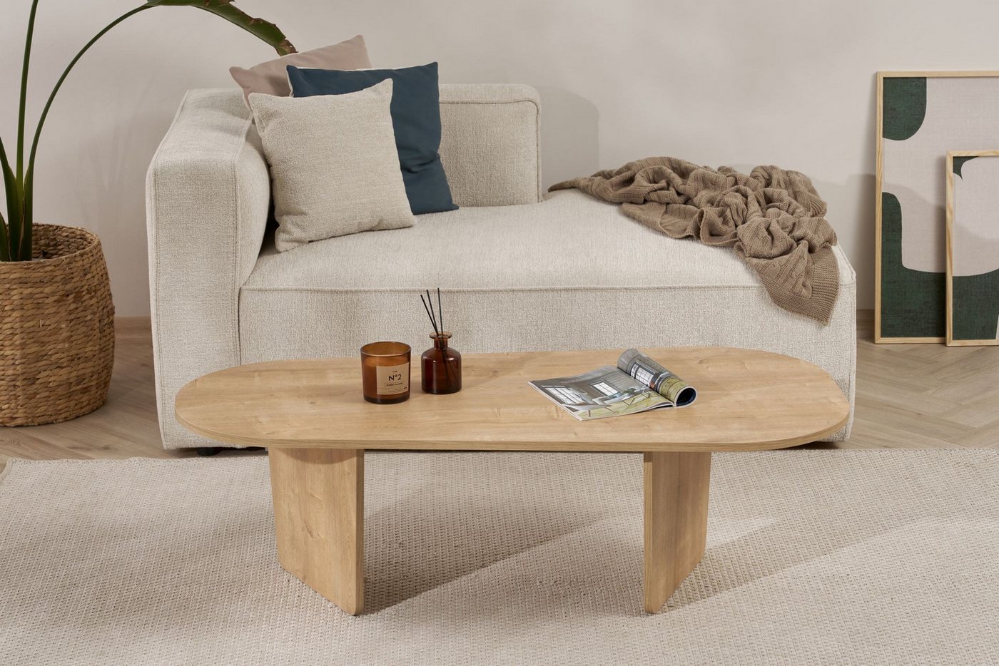 Skye Decor Couchtisch Ovalis (1 Tisch), Ovale Tischplatte – Bild 2 von 5