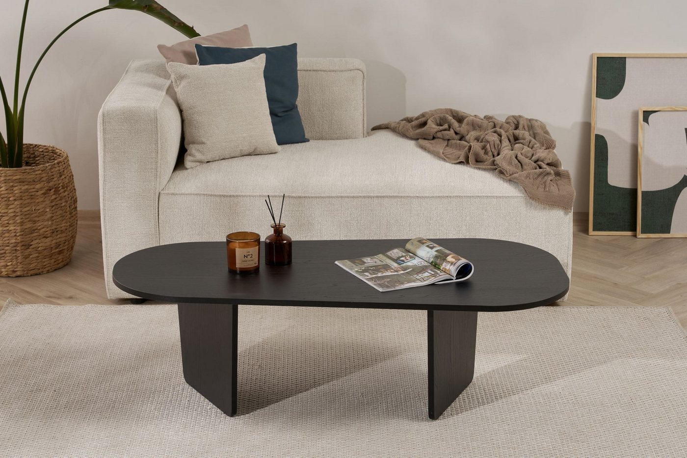 Skye Decor Couchtisch Ovalis (1 Tisch), Ovale Tischplatte – Bild 2 von 5