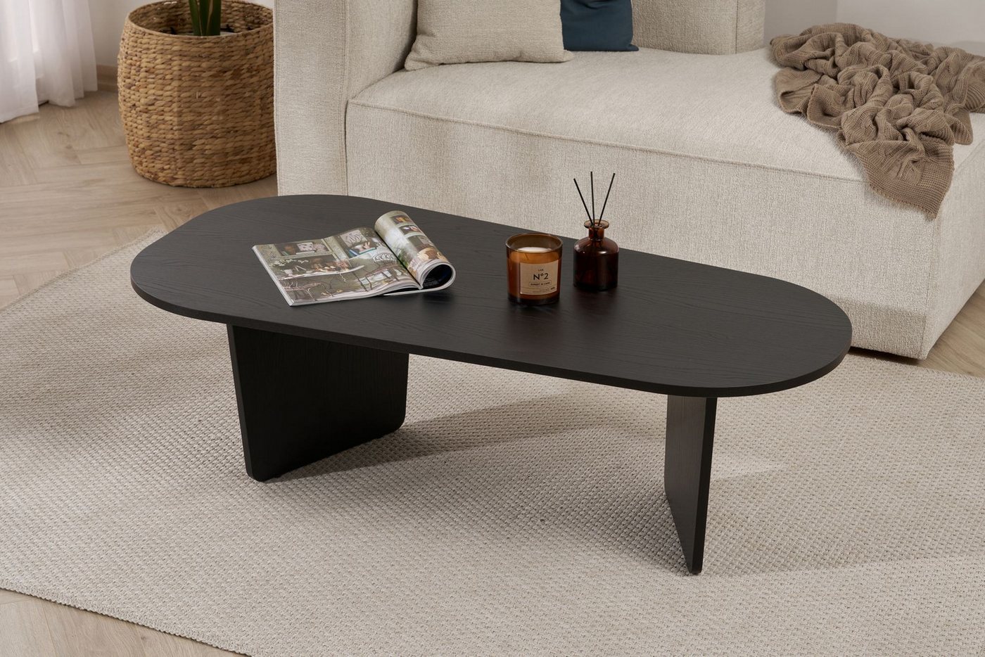 Skye Decor Couchtisch Ovalis (1 Tisch), Ovale Tischplatte – Bild 5 von 5