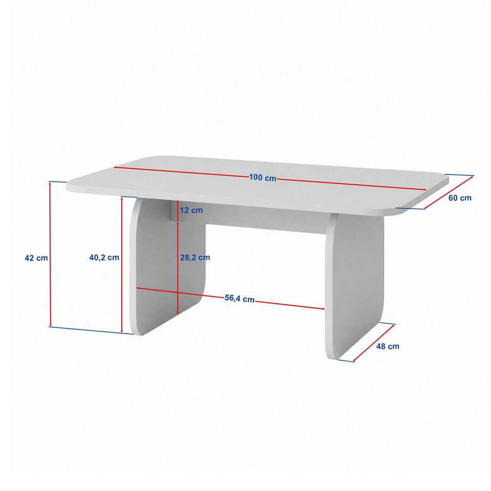 Skye Decor Couchtisch Pietra (1-St., 1-teilig), Holzoptik, pflegeleicht – Bild 2 von 5