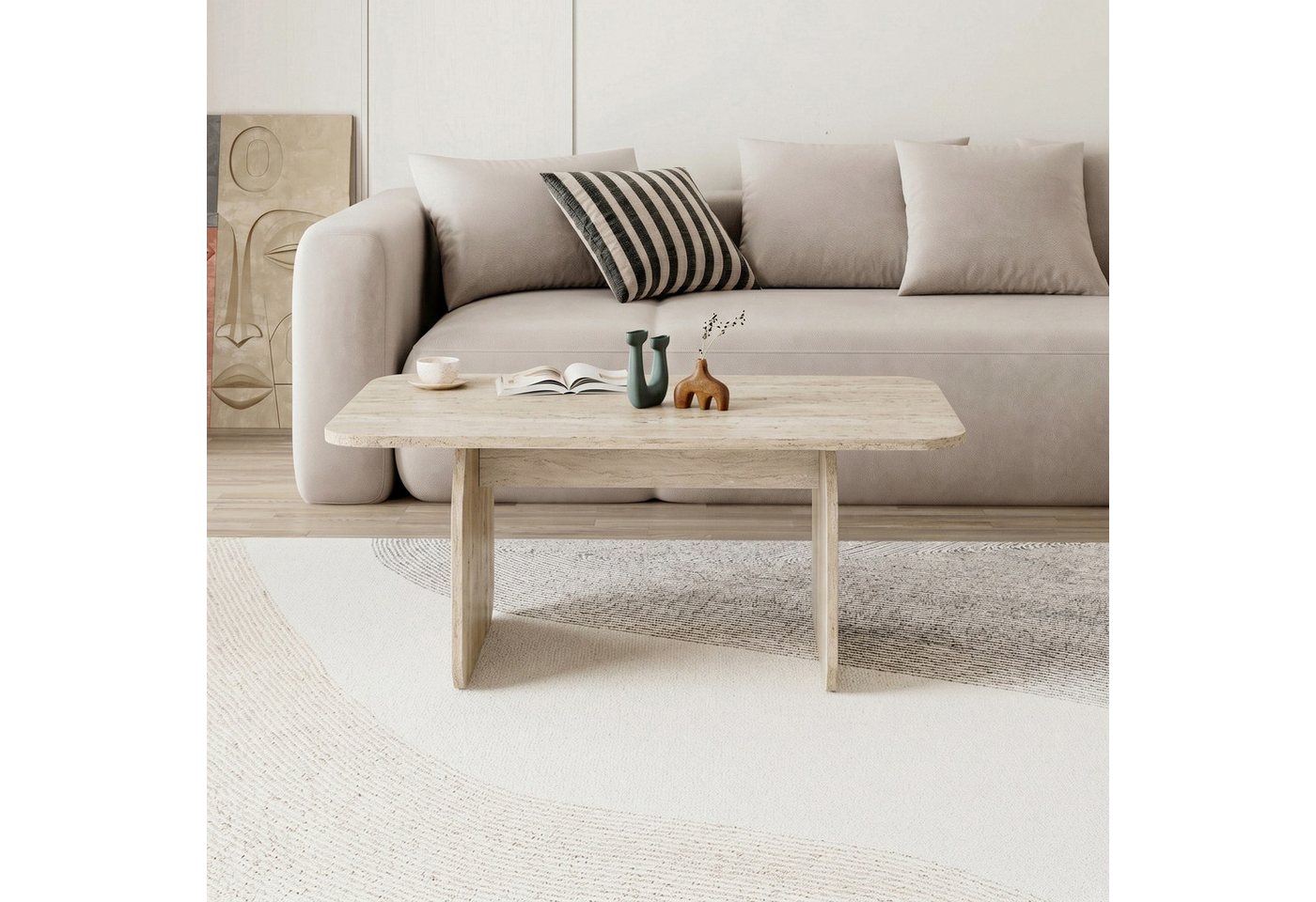 Skye Decor Couchtisch Pietra (1-St., 1-teilig), Marmoroptik, pflegeleicht – Bild 4 von 5