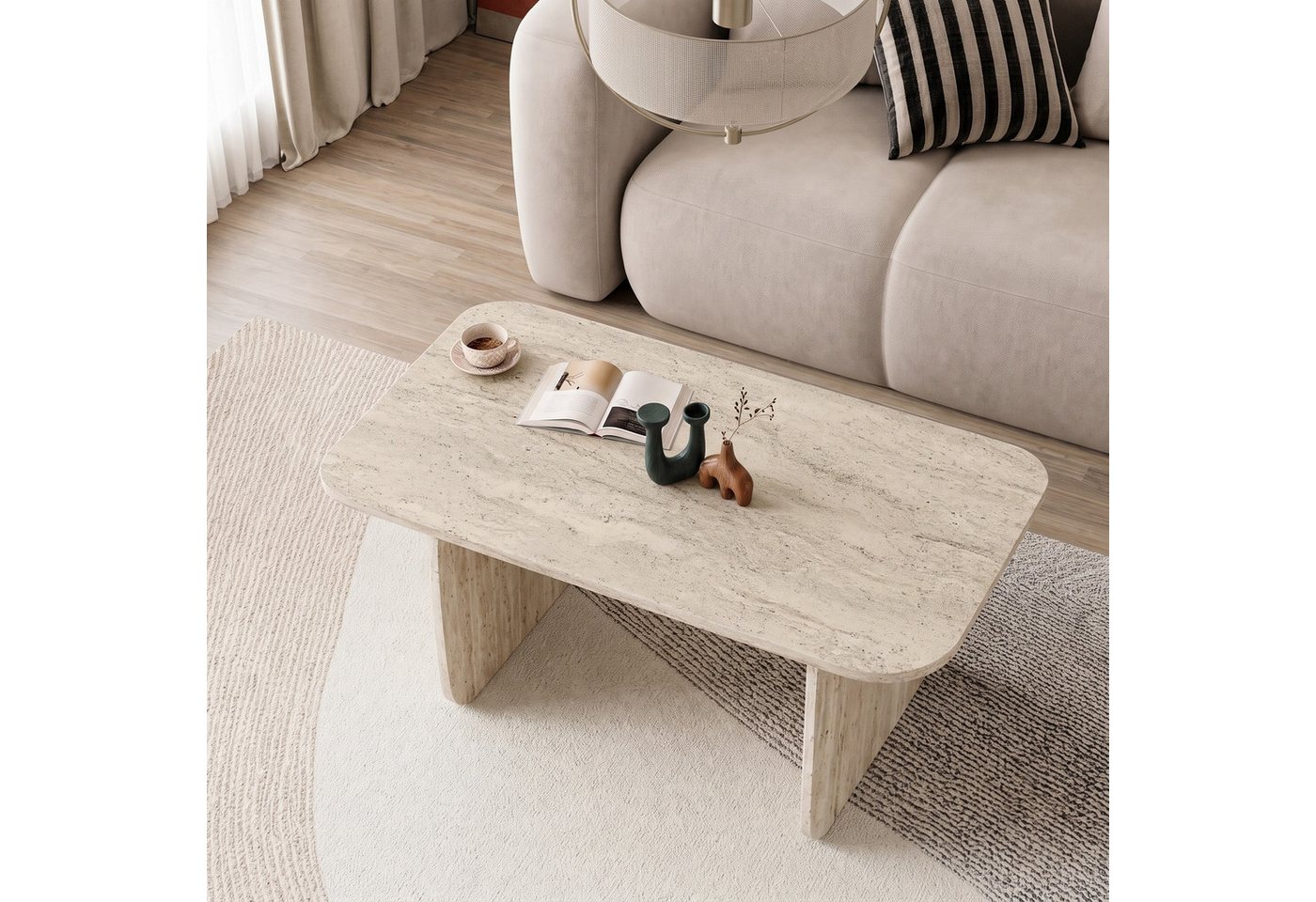 Skye Decor Couchtisch Pietra (1-St., 1-teilig), Marmoroptik, pflegeleicht – Bild 5 von 5
