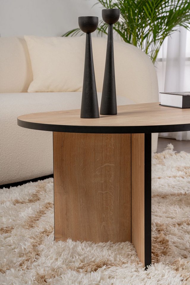 Skye Decor Couchtisch Sable (1-St., 1-tlg), oval – moderner Wohnzimmertisch für Wohnzimmer – Bild 5 von 5