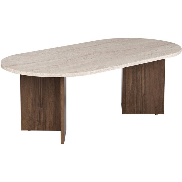 Skye Decor Couchtisch Sable (1-St., 1-tlg), oval – moderner Wohnzimmertisch für Wohnzimmer