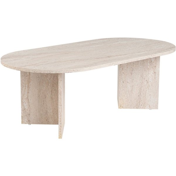 Skye Decor Couchtisch Sable (1-St., 1-tlg), oval – moderner Wohnzimmertisch für Wohnzimmer