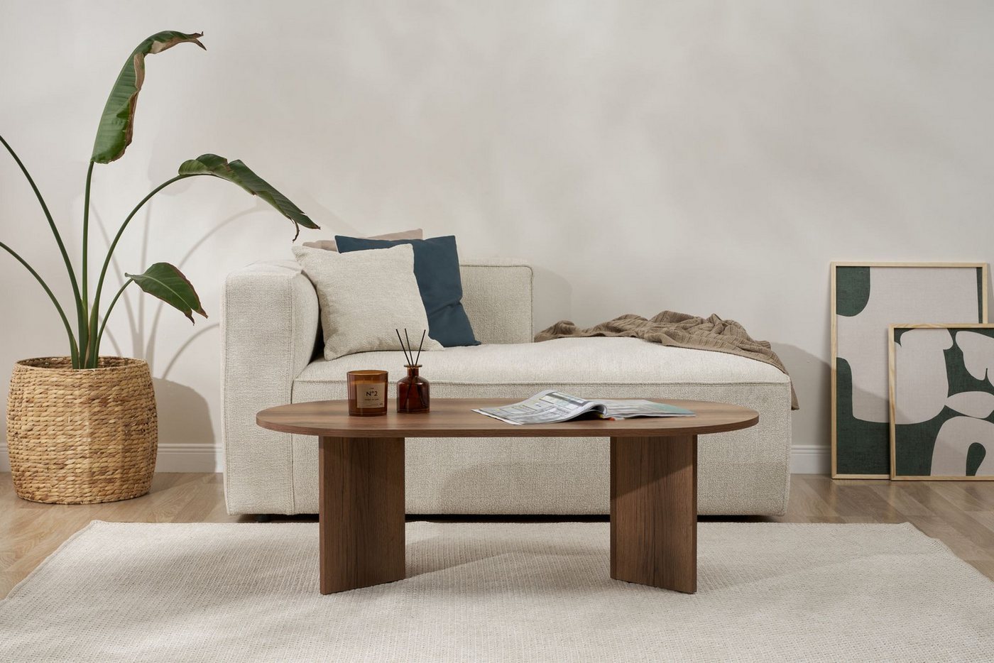 Skye Decor Couchtisch Sable (1-St., 1-tlg), oval – moderner Wohnzimmertisch für Wohnzimmer – Bild 3 von 5