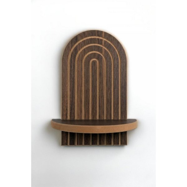 Skye Decor Deko-Wandregal Boho, aus melaminbeschichteter Spanplatte, geometrisches Design