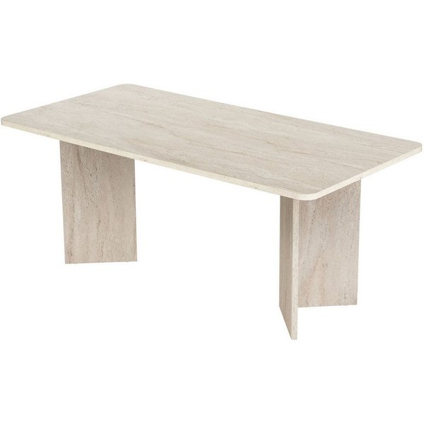 Skye Decor Esstisch Linza (1-St., 1 Tisch), Japandi Design, Rechteckige Tischform, Kratzunempfindlich