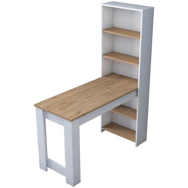 Skye Decor Küchentisch 100% MELAMINE COATED PARTICLE BOARD, 153,6 cm x 53,8 cm x 120 cm N1807 (1-St., 1 Tisch), Skandinavisches Design Platzsparende 2-in-1 Lösu