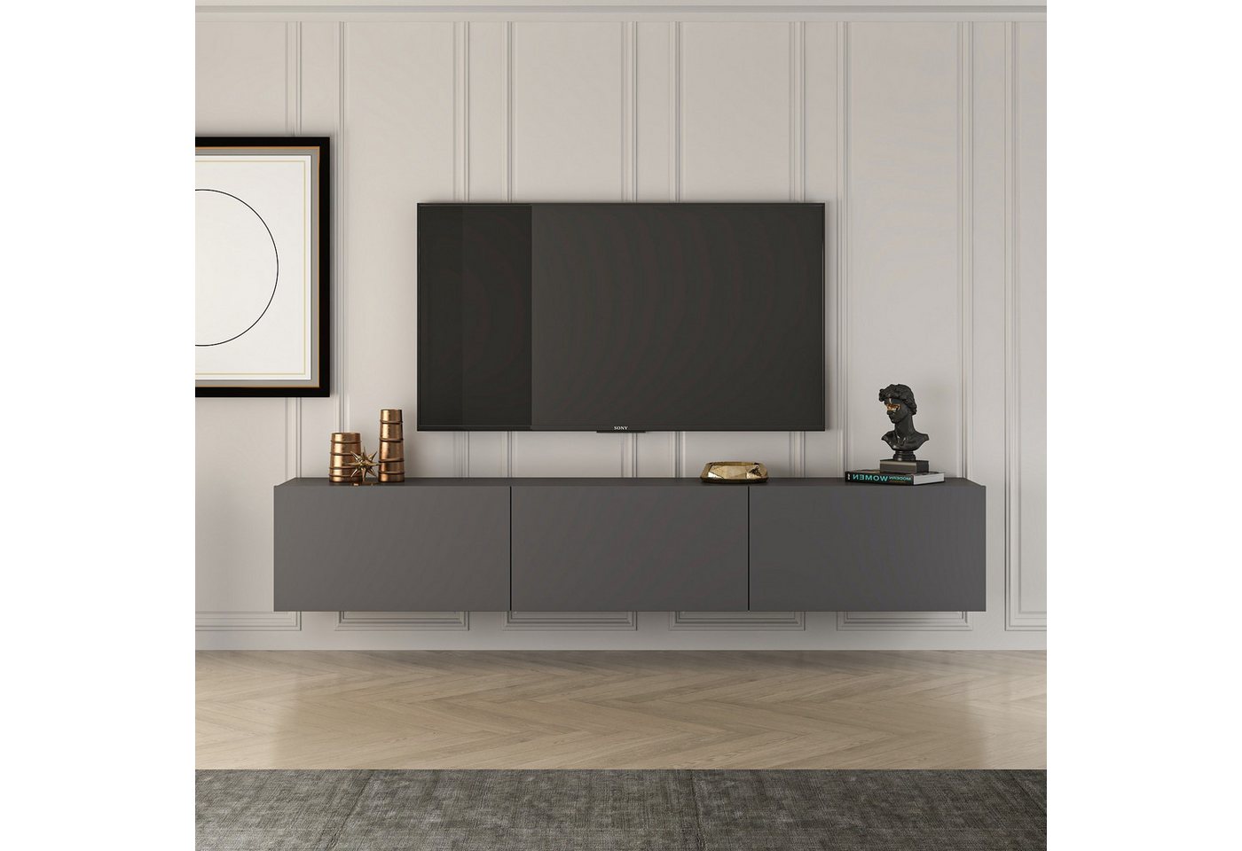 Skye Decor Lowboard Boho Deko, Breite 150 cm,Modern TV Unit – Bild 2 von 5