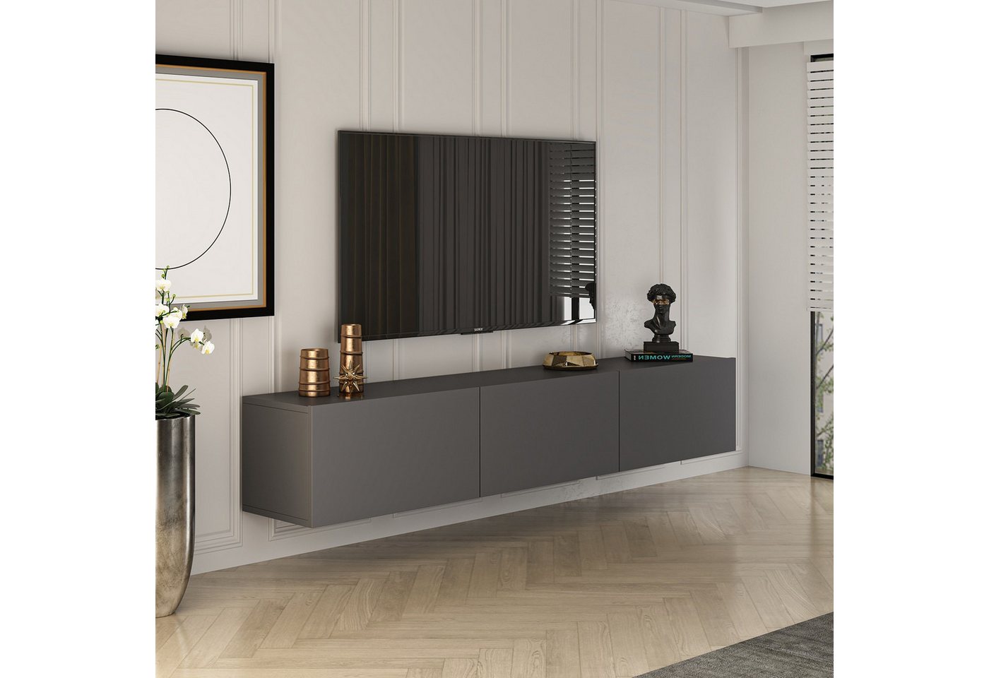 Skye Decor Lowboard Boho Deko, Breite 150 cm,Modern TV Unit – Bild 3 von 5