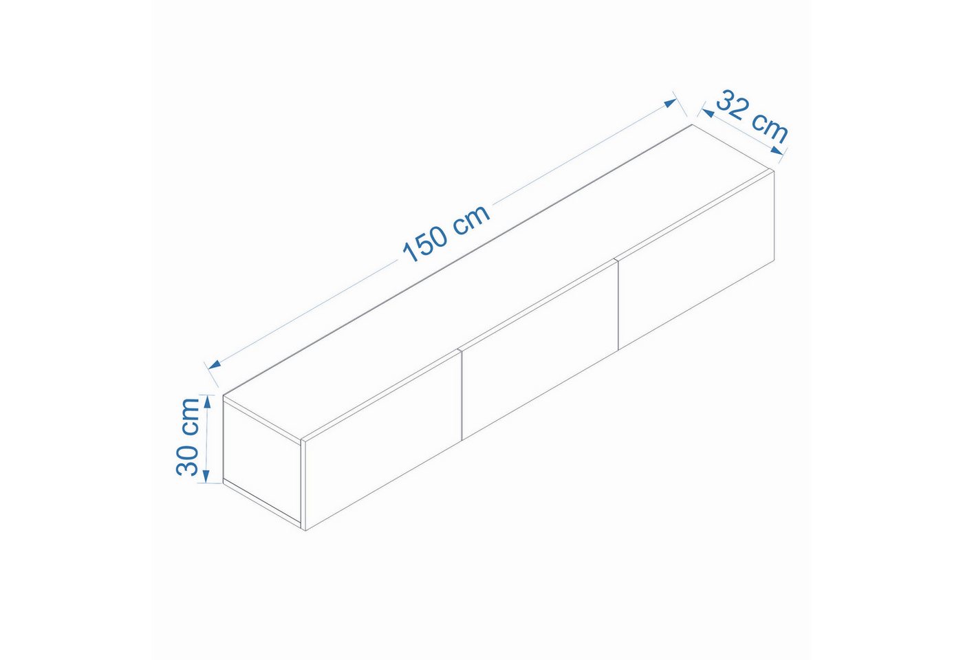Skye Decor Lowboard Boho Deko, Breite 150 cm,Modern TV Unit – Bild 5 von 5