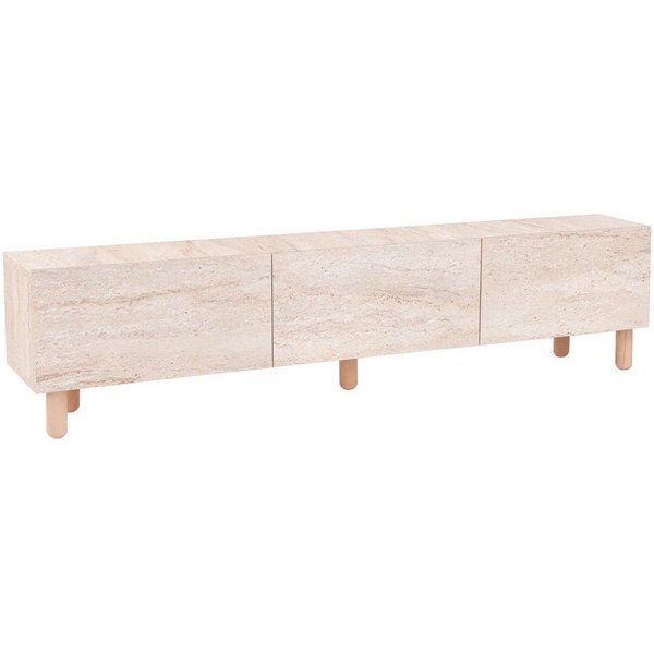 Skye Decor Lowboard Odessa Alvin (packung, 1), 180x42x31 Mit abnehmbaren Holzfüßen