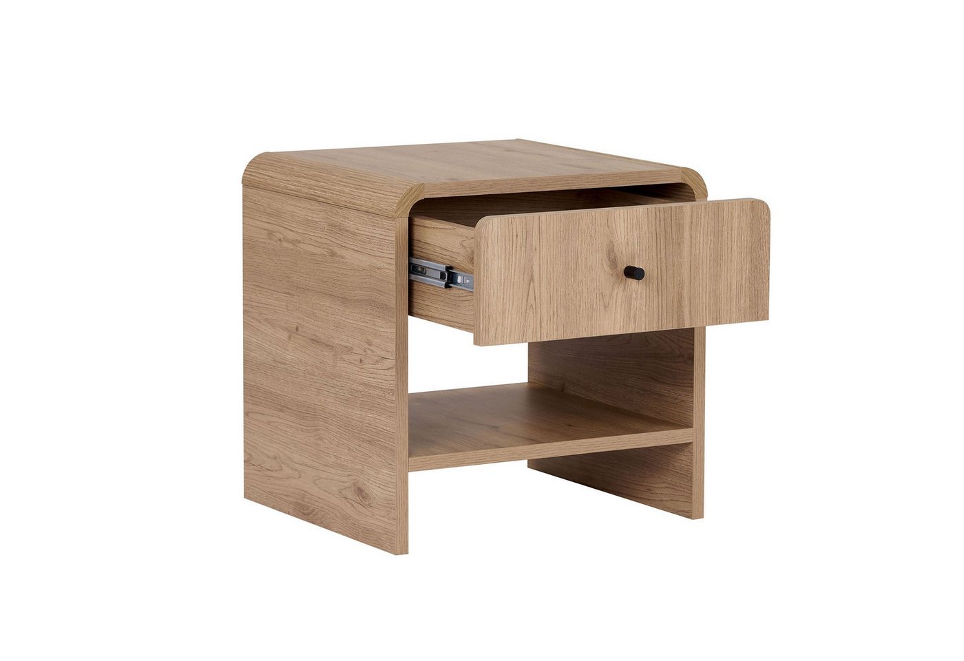 Skye Decor Nachttisch Japandi design (1-St., 1 Tisch), Breite 45 cm, Kompakte Nachttischform mit offenem Ablagefach – Bild 5 von 5