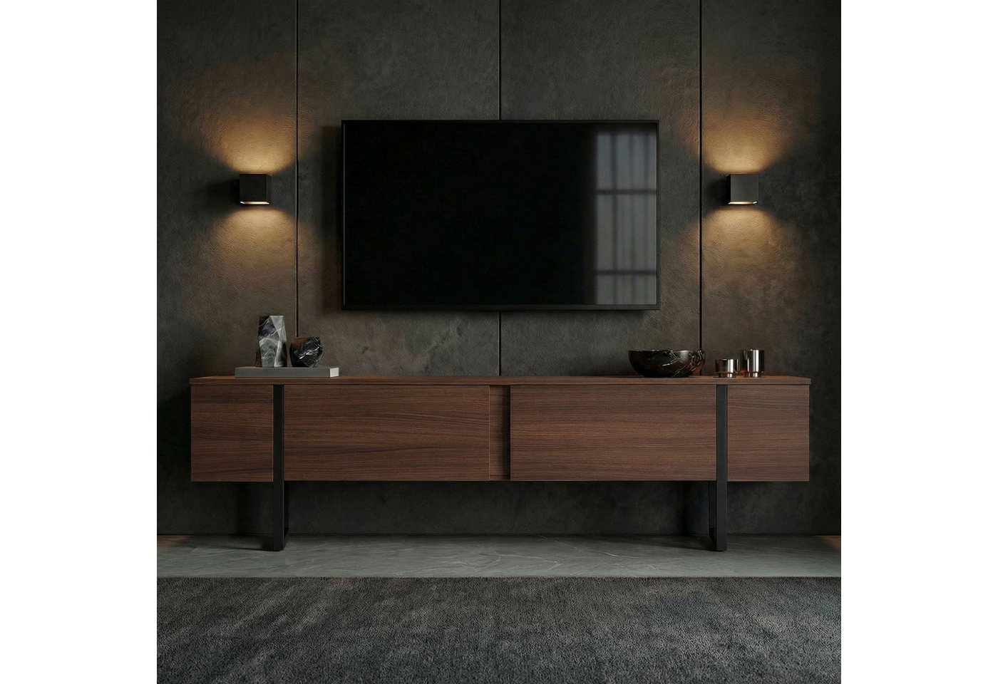 Skye Decor TV-Board Boho Design (1 St), Modernes Wohnzimmertv-Möbel, Breite : 180 cm – Bild 3 von 5