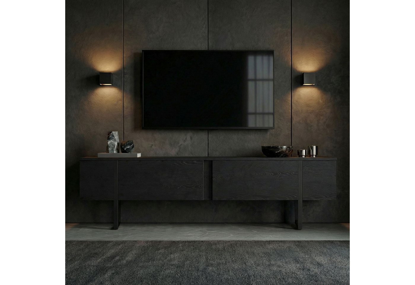 Skye Decor TV-Board Boho Design (1 St), Modernes Wohnzimmertv-Möbel, Breite : 180 cm – Bild 3 von 5