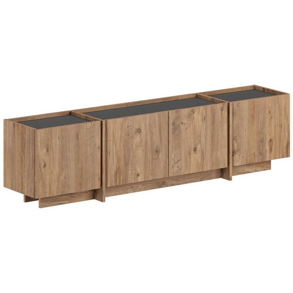 Skye Decor TV-Board Japandi Lowen (Packung, 1 St., 1 Side Board), TV-Lowboard 180 cm mit Stauraum Soft-Close