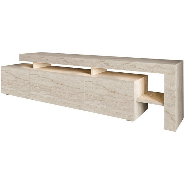 Skye Decor TV-Board, LED-Beleuchtung, PVC-Kanten für zusätzliche Eleganz
