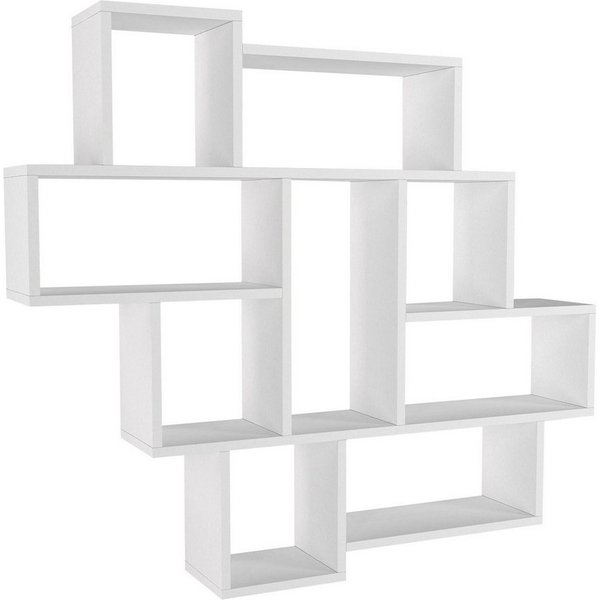 Skye Decor Wandregal 100% MELAMINE COATED PARTICLE BOARD, 103,5 cm x 15 cm x 115,5 cm H1602