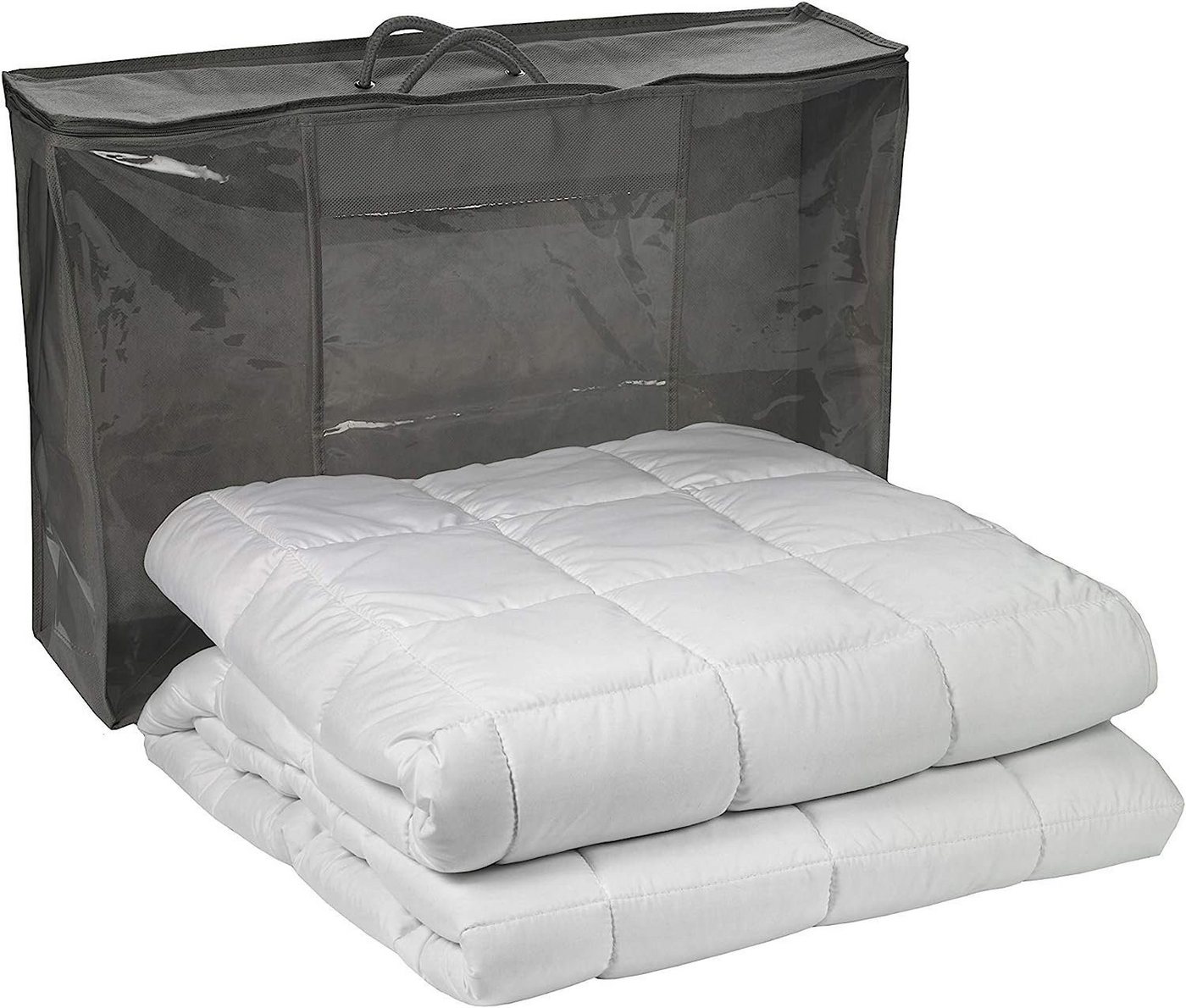 sleepling Gewichtsdecke - Kassettendecke mit Glasperlenfüllung, Füllung: Polyester, Glasperlen, Bezug: Mikrofaser, Therapiedecke gegen Stress und Schlafstörunge – Bild 2 von 5
