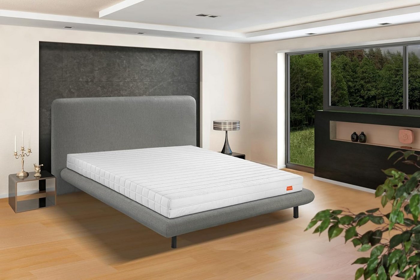 Kaltschaummatratze Basic 30 mit 7-Zonen und zwei unterschiedlich festen Liegeseiten, sleepling, beidseitig nutzbar (H2/H3), ergonomisch optimiert & atmungsaktiv – Bild 2 von 5