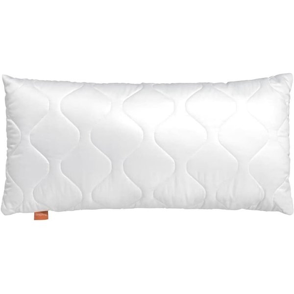 sleepling Kopfkissen Basic 200, Füllung: 100% Klima Faser, Bezug: Mischgewebe aus 52% Mikrofaser / 48% Baumwolle, Seitenschläfer, Rückenschläfer, Bauchschläfer,