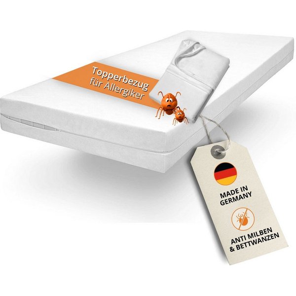 Matratzenschutzbezug Evolon Encasing, Anti Milben Schutz sleepling, Allergie & Anti Milben Schutz für Hausstauballergiker, Topper bis 6 cm