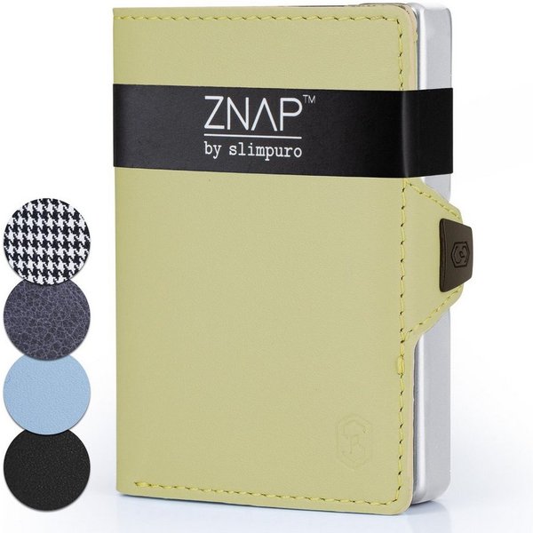 Slimpuro Geldbörse ZNAP Wallet (Set), Portemonnaie RFID-Schutz Bankkarten Geldscheine Münzen Damen Herren