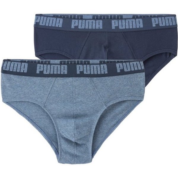 PUMA Slip PUMA MEN EVERYDAY BRIEFS (2er Pack) mit Logobund