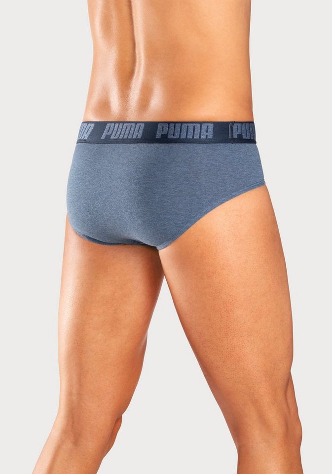 PUMA Slip PUMA MEN EVERYDAY BRIEFS (2er Pack) mit Logobund – Bild 5 von 5