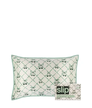 Slip Pure Silk Queen Pillowcase with Lace Trim - Wintergreen Kissen · 1 Stk