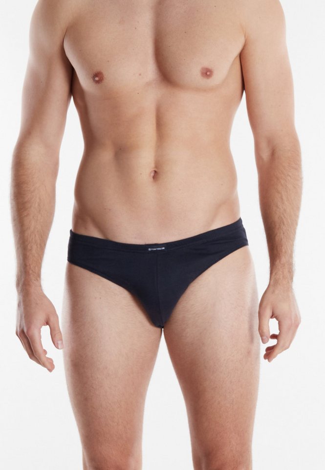 TOM TAILOR Slip TOM TAILOR Herren Slip blau uni 7er Pack (7-St) – Bild 4 von 4