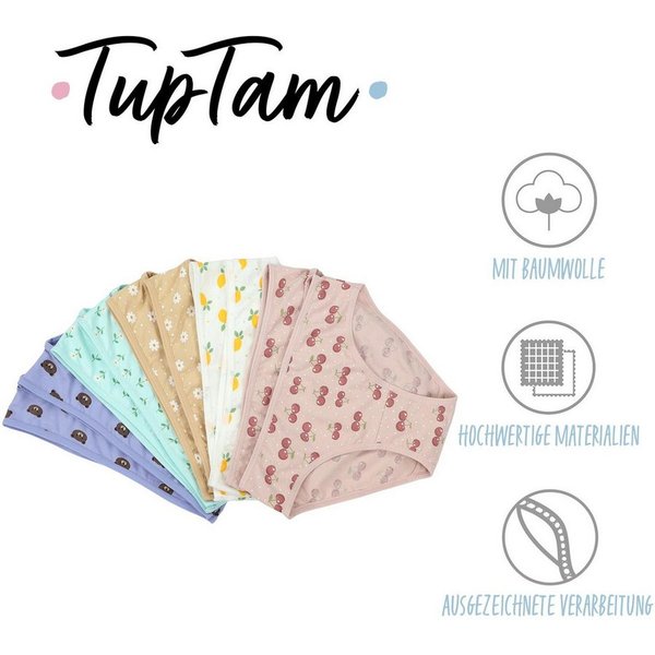 TupTam Slip TupTam Mädchen Slips mit Aufdruck 10er Pack