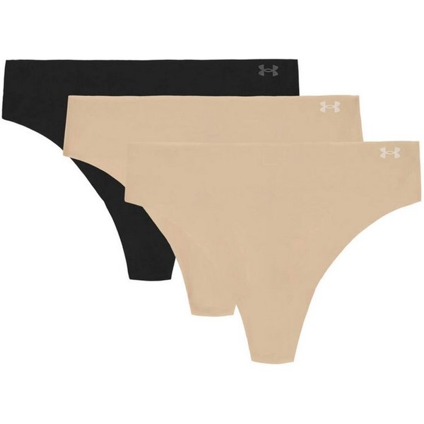 Under Armour® Slip Under Armour Damen Slips PURE STRETCH THONG-SOLID 3 Pack UUSHJ135