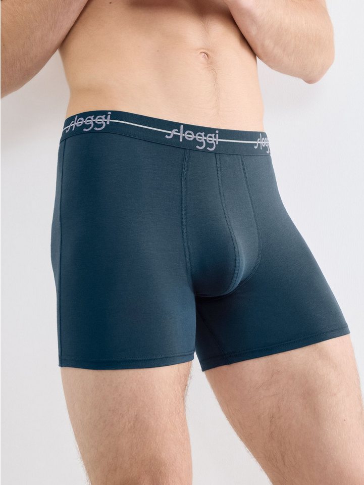 sloggi Boxershorts men Start (2er Pack) ohne Eingriff, extra weiches Taillenband, Single-Jersey Qualität – Bild 3 von 5