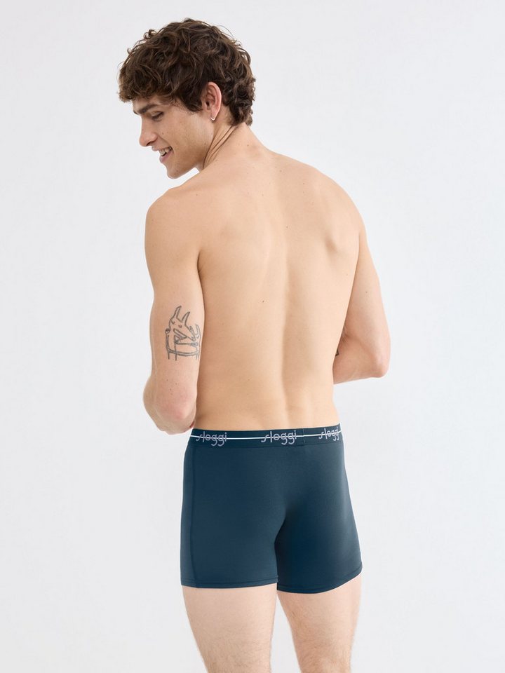 sloggi Boxershorts men Start (2er Pack) ohne Eingriff, extra weiches Taillenband, Single-Jersey Qualität – Bild 4 von 5