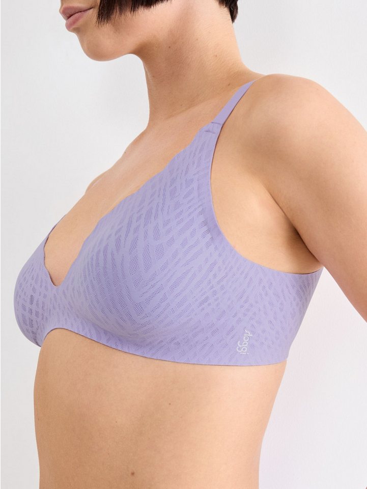 sloggi Bügelloser BH ZERO Feel Bliss THE UP Spitzenoptik, Lift-Up Effekt, mit herausnehmbaren atmungsaktiven Pads – Bild 3 von 5