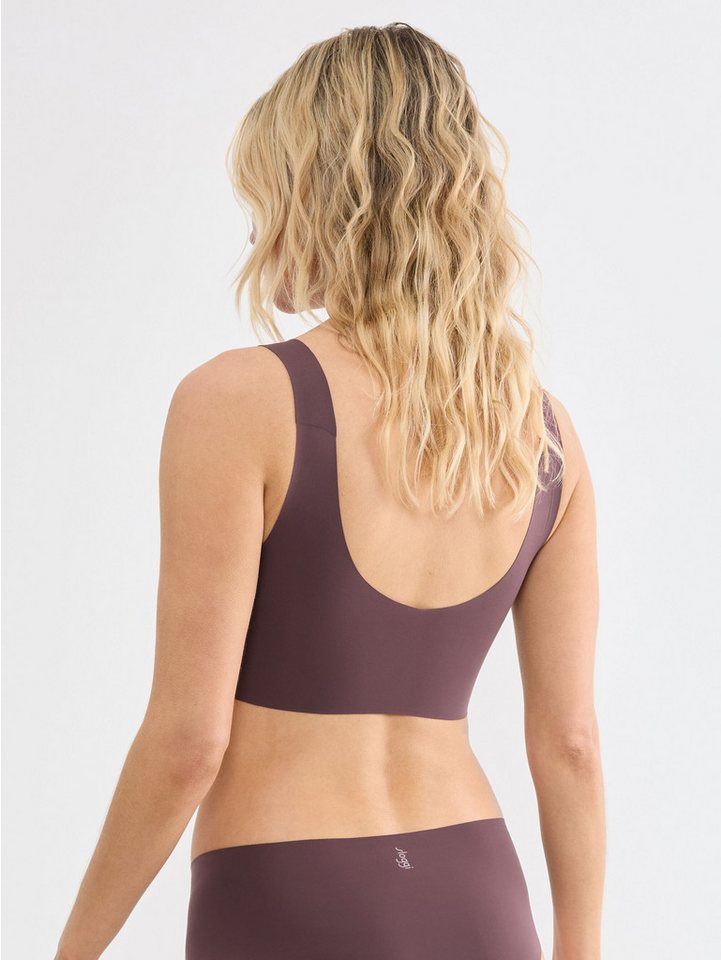 sloggi Bustier ZERO Feel 2.0 mit herausnehmbaren Pads, leichter Halt, Mikrofaser – Bild 3 von 5