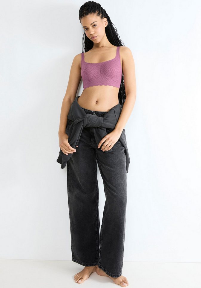 sloggi Bustier ZERO Feel Bliss mit herausnehmbaren, atmungsaktiven Pads und Stretch-Spitze – Bild 5 von 5