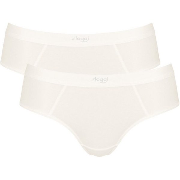 sloggi Hipster EVER Ease (2er Pack) temperaturausgleichend, Logo-Bund